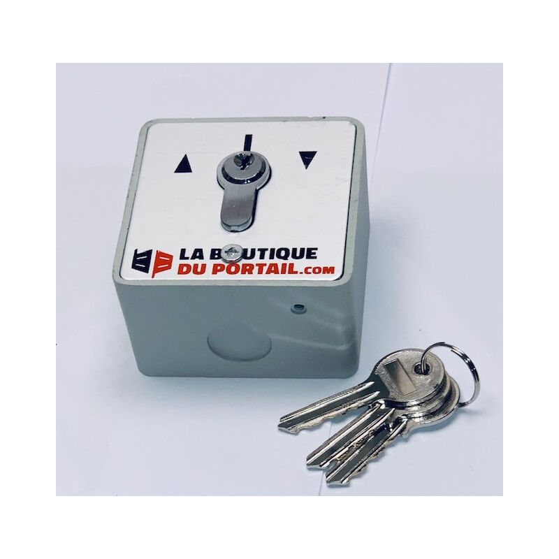 4M - Boîtier Contacteur a Clé Universel Acier En Saillie