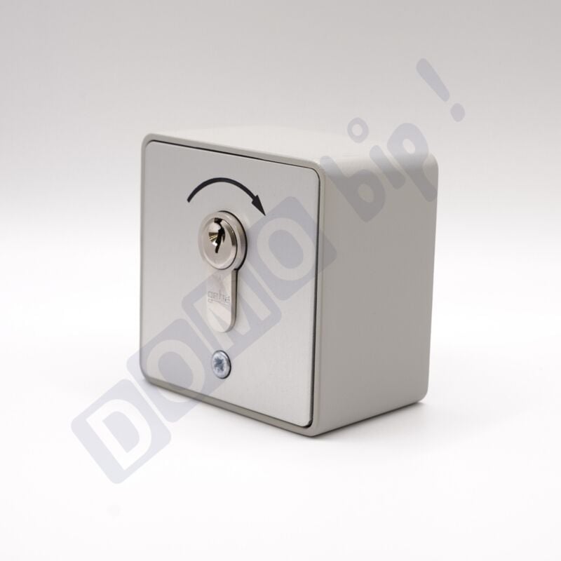 Contacteur à clé universel - 1 sens à impulsion en applique - contact