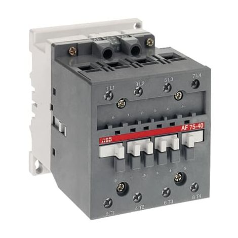 Contacteur ABB série 1SBL41, 4 pôles , 4NO, 125 A, 20  60 V c.c., 40 kW ( Prix pour 1 )