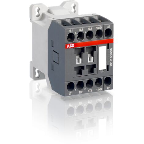 Contacteur ABB série A Line, 3 pôles , 3NO, 22 A, 24 V, 2,2 kW ( Prix pour 1 )