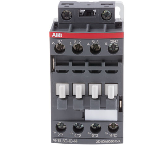 Contacteur ABB série AF, 3 pôles , 3NO, 10,5 A, 500 V c.c., 7,5 kW ( Prix pour 1 )