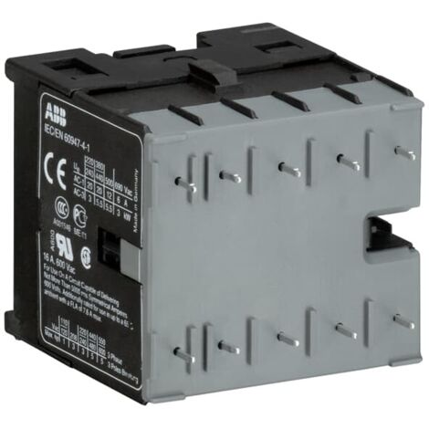 Contacteur ABB série B, 3 pôles , 3 fonctions NO, 20 A, 240 V, 5,5 kW ( Prix pour 1 )