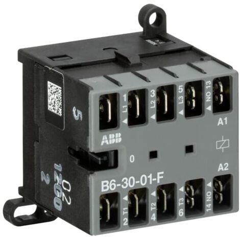 Contacteur ABB série GJL121, 3 pôles , 3NO/1NF, 20 A, 380  415 V c.a., 4 kW ( Prix pour Paquet de 10 )