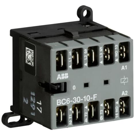 Contacteur ABB série GJL121, 3 pôles , 4NO, 20 A, 24 V c.c., 1.4 kW ( Prix pour Paquet de 10 )