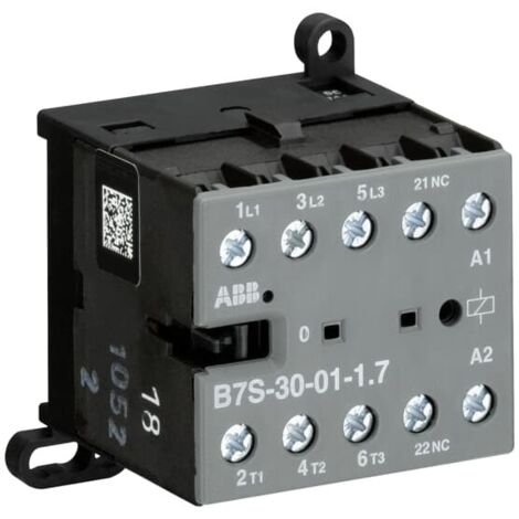 Contacteur ABB série GJL131, 3 pôles , 3 N0/1 NC, 20 A, 32 V c.c., 5,5 kW ( Prix pour Paquet de 10 )