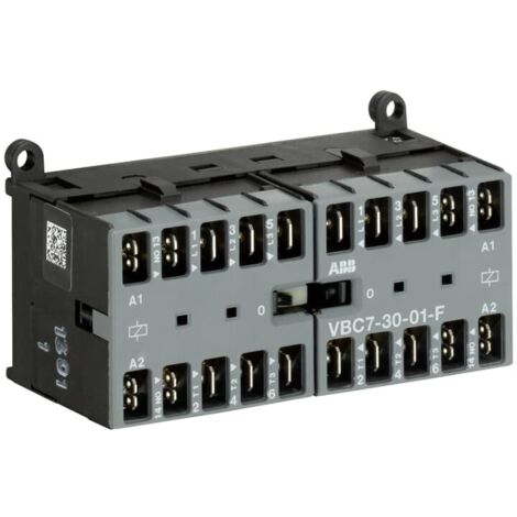 Contacteur ABB série GJL131, 3 pôles , 3NO/1NF, 20 A, 24 V c.c., 5,5 kW ( Prix pour 1 )