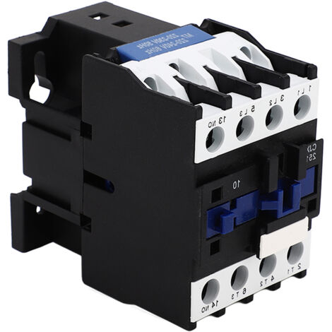 Contacteur AC 25A 3P NO 220V Montage Rail pour Contrôleur Moteur Basse Tension
