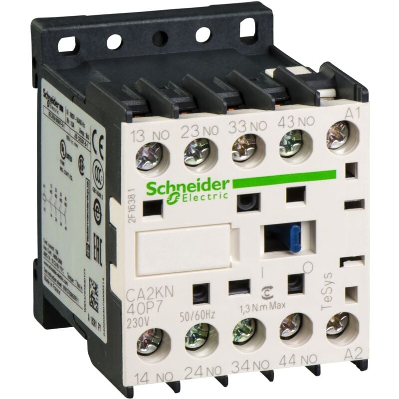 Schneider Electric - Contacteur CA2K 4 f plus 0 o instantané 10 a 230 v ca - CA2KN40P7