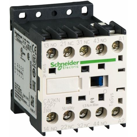 Contacteur CA2K 2 F plus 2 O instantané 10 A 230 V CA - CA2KN22P7