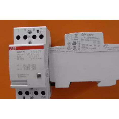 CONTACTEUR CT 4NO 24A  230V AC /DC ABB  ESB24-40 CONTACTOR