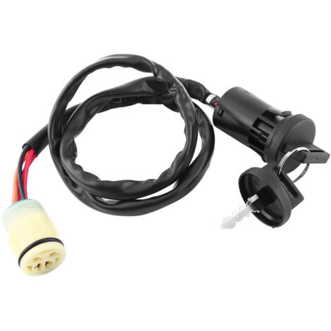 Contacteur d'allumage, remplacement de contacteur à clé en plastique et métal pour moto TRX450 Foreman 2002-2004