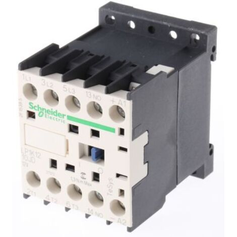Contacteur de puissance 12 A triphasé 12 V CC 1Z 0R LP1K1210JD