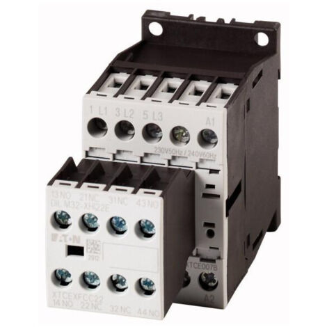 Contacteur de puissance 12 A triphasé 24 V CC 2Z 2R DILM12-22 (24 V CC) 106369