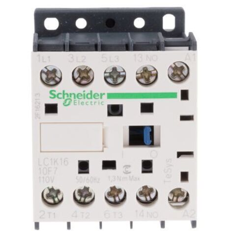 Contacteur de puissance 16A 3P 110V AC 1Z 0R LC1K1610F7