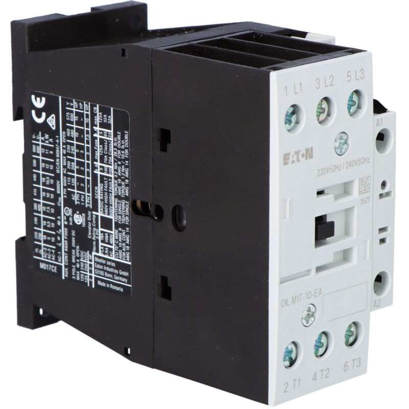 Contacteur de puissance 17A 3P 230V ac 1Z 0R DILM17-10-EA(230V50HZ,240V60HZ) 189909 Eaton