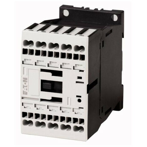 Contacteur de puissance 3p+1F 3kW/400V/AC3 EATON DILMC7-10(220VDC)