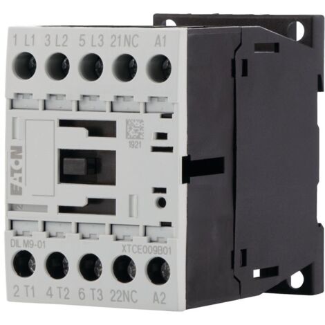 Contacteur de puissance 3p+1O 4kW/400V/AC3 EATON DILM9-01(24V50HZ)
