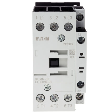 Contacteur de puissance 3p+1O 7.5kW/400V/AC3 EATON DILM17-01(24V50HZ)