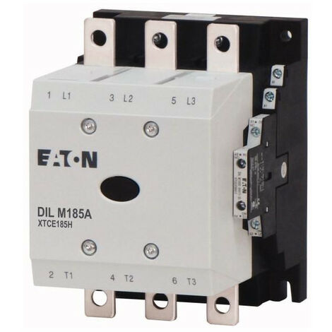 Contacteur de puissance 3p+2F+2O 90kW/400V/AC3 EATON DILM185A/22(RDC24)