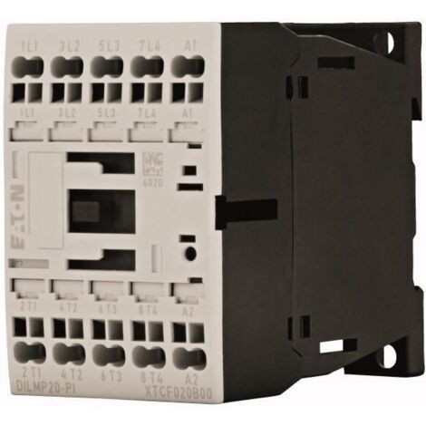 Contacteur de puissance 4 AC 1: 22 A 42 V 50 Hz 48 V 60 Hz Bornes Push In 000199262 EATON DILMP20(42V50HZ,48V60HZ) PI