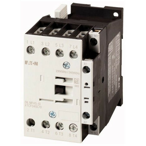 Contacteur de puissance 4p+1O 32A/AC1 EATON DILMP32-01(RDC24)