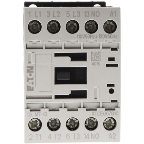 Contacteur de puissance 7A 3P 110VAC 1Z 0R DILM7-10 (110V50HZ,120V60HZ) 276547