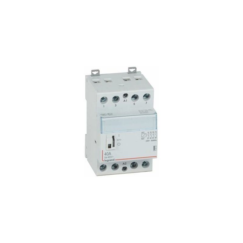 Contacteur de puissance CX³ bobine 230V - 4P 250V - 40A - contact 4F - 3 modules - 412553 Legrand