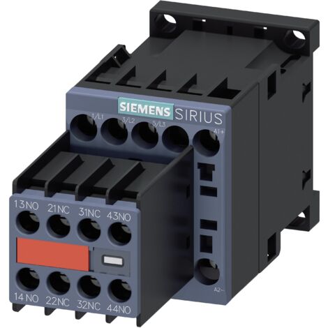 Contacteur de puissance Siemens 3RT2015-1BB44-3MA0 3 NO (T) 1 pc(s)
