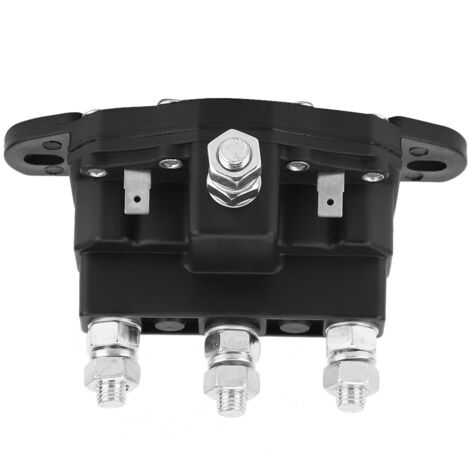 Contacteur de relais de commutateur de solénode d'inversion de moteur de treuil à 6 bornes 12V