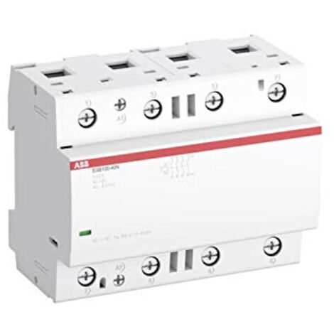 CONTACTEUR D'INSTALLATION ESB100-40N-06, 4NA, 230AC/DC, MONTAGE DIN (RÉFÉRENCE : ABB 1SAE661111R0640)