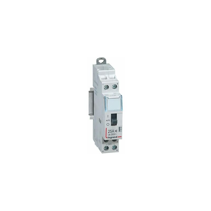 Legrand - Contacteur domestique CX³ silencieux bobine 230V - 2P 250V - 25A - contact o+f - 1 module - 412500