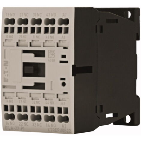 Contacteur Eaton série Eaton Moeller, 2 NF, 2 NO, 4 A, 24 V c.a. ( Prix pour 1 )