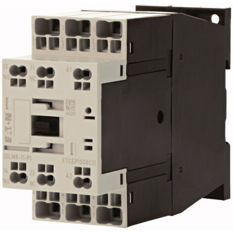 Contacteur Eaton série Eaton Moeller, 3 pôles , 1 NF, 1 NO, 8 A, 220 V c.a., 3,7 kW ( Prix pour 1 )