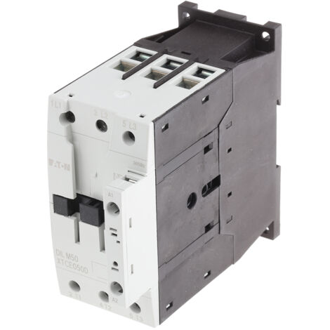 Contacteur Eaton série Eaton Moeller, 3 pôles , 3NO, 50 A, 24 V c.a., 22 kW ( Prix pour 1 )