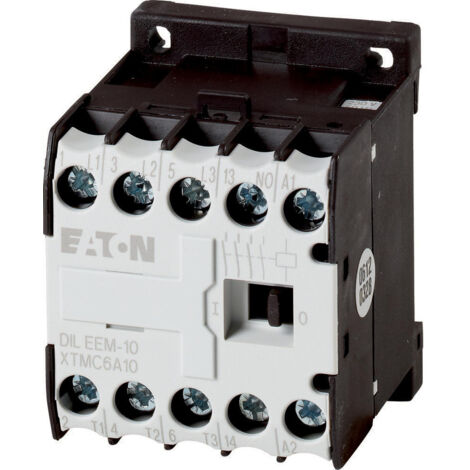 Contacteur Eaton série Eaton Moeller, 3 pôles , 3NO, 6 A, 24 V c.a., 3 kW ( Prix pour 1 )
