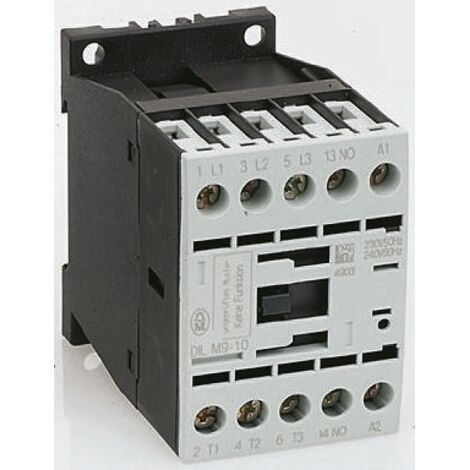 Contacteur Eaton série Eaton Moeller, 3 pôles , 3NO, 7 A, 42 V c.a., 3 kW ( Prix pour 1 )