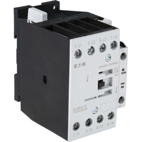 Contacteur Eaton série Eaton Moeller, 4 pôles , 4 N/O, 32 A, 230 V c.a., 7,5 kW ( Prix pour 1 )