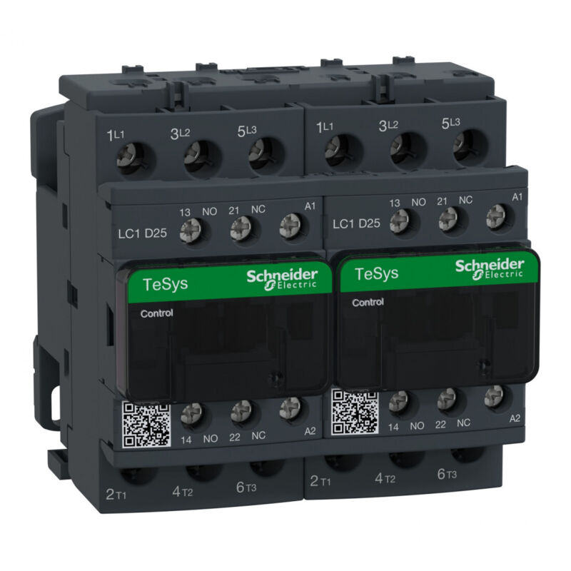 Schneider Electric - Contacteur inverseur 3P ac 3 440V 25A bobine 110Vca TeSys LC2D schneider LC2D25F7