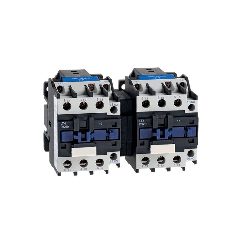 Contacteur inverseur tripolaire 18A - 7.5KW - commande bobine 230VAC - 1NO - LT4-D1810