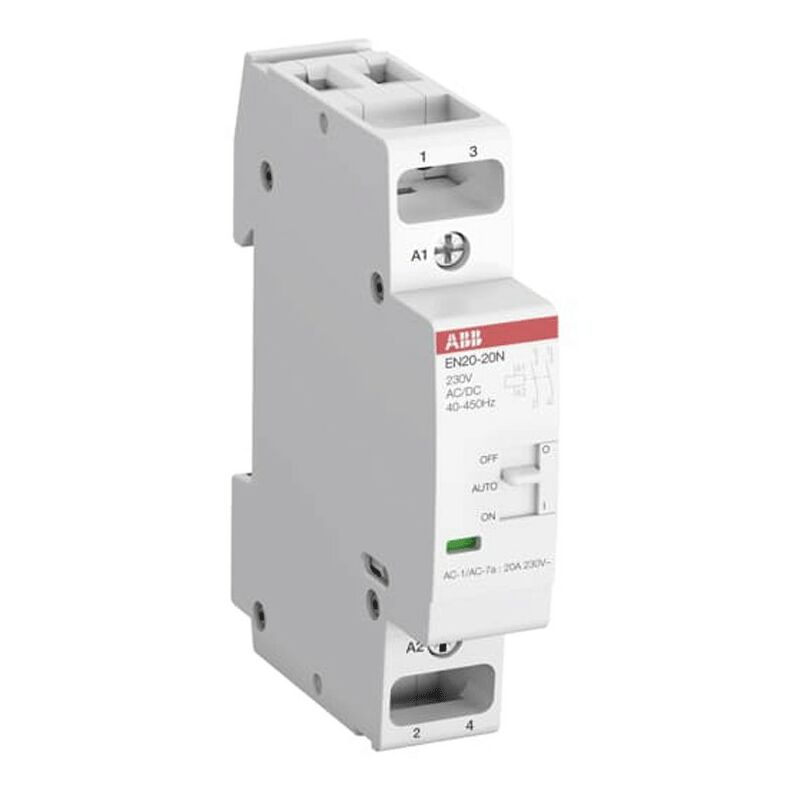 Contacteur modulaire ABB 20A 2NA 230V c/com EN2020N06