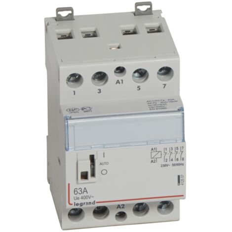 contacteur legrand cx3 63a 4 contacts no bobine 230 volts - cm