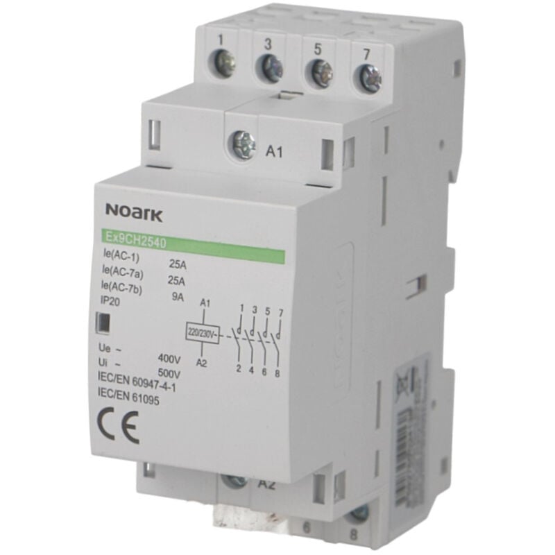 Contacteur modulaire 25A 4NO Noark