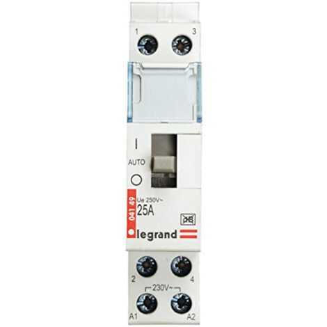 Contacteur modulaire 25A, contacts 2no SM425 230V silencieux