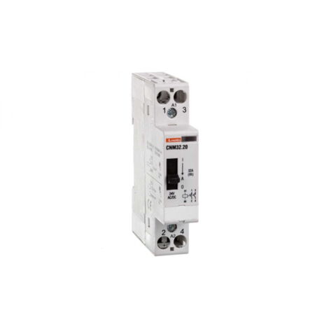 Contacteur modulaire à levier de commande manuelle 32A 2Z bobine 24 VAC/DC CNM3220024