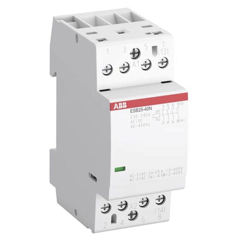 Contacteur modulaire ABB 24A 4NA 24 vac/dc ESB2540N01