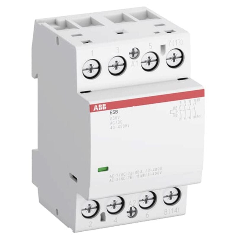 Contacteur modulaire Abb 63A 4NO 230VAC ESB6340N06