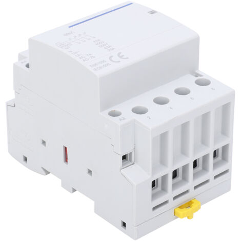 Contacteur modulaire BCH8-63 4NO 63A 400V AC/DC, bobine électronique 24V AC/DC pour usage domestique