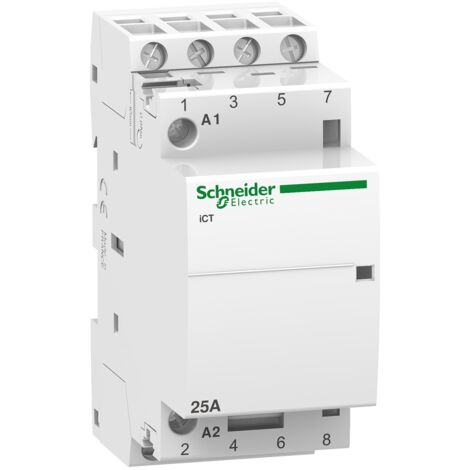 CONTACTEUR MODULAIRE  iCT 4NO 25A  24V AC  SCHNEIDER A9C20134