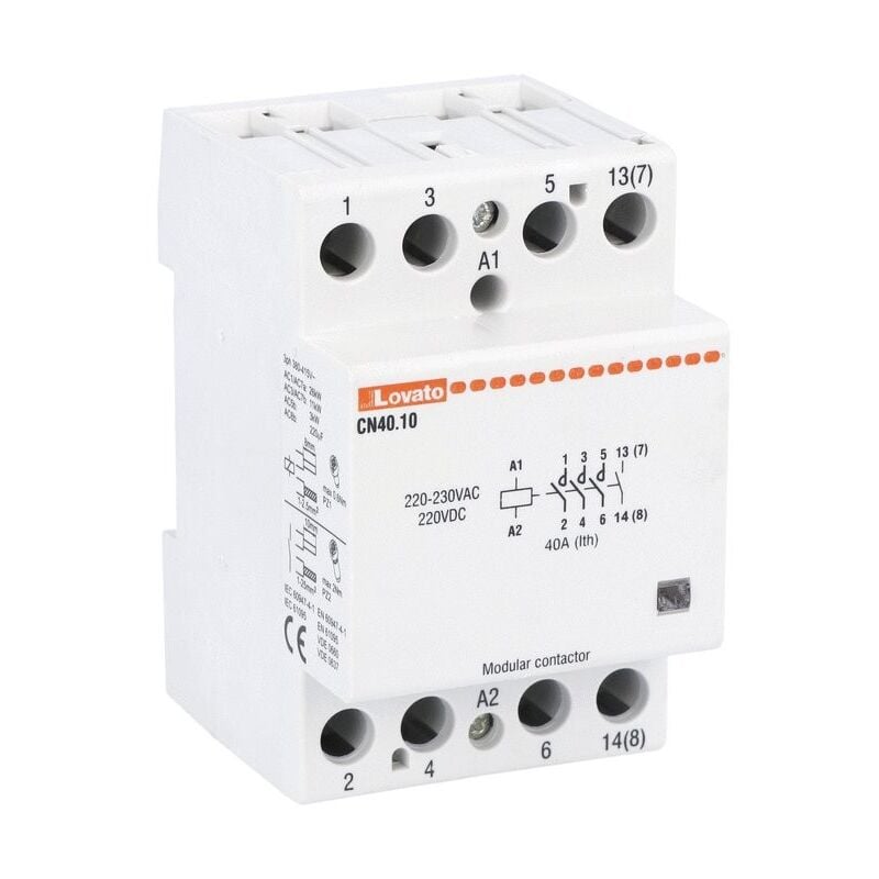 Lovato - Contacteur modulaire 40A AC1 220VAC 3 modules CN4010220