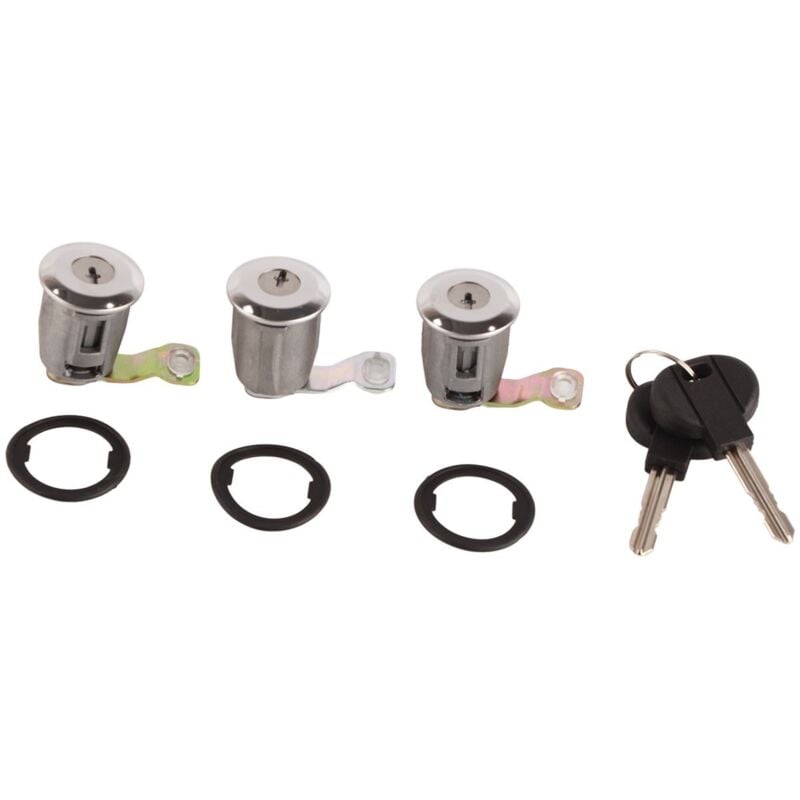 Contacteur positions avec clé marche/arret 252522 Jeu de barillet de serrure de porte de voiture avec clés pour Peugeot Partner Citroen Berlingo